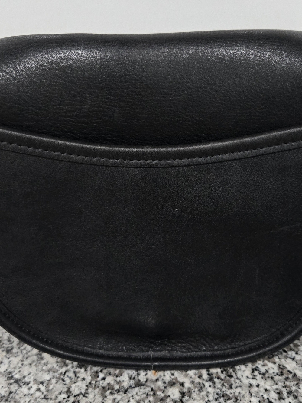 Coach Vintage Watson Black Leather Turn-Lock Crossbody Bag - Picture 2 of 4